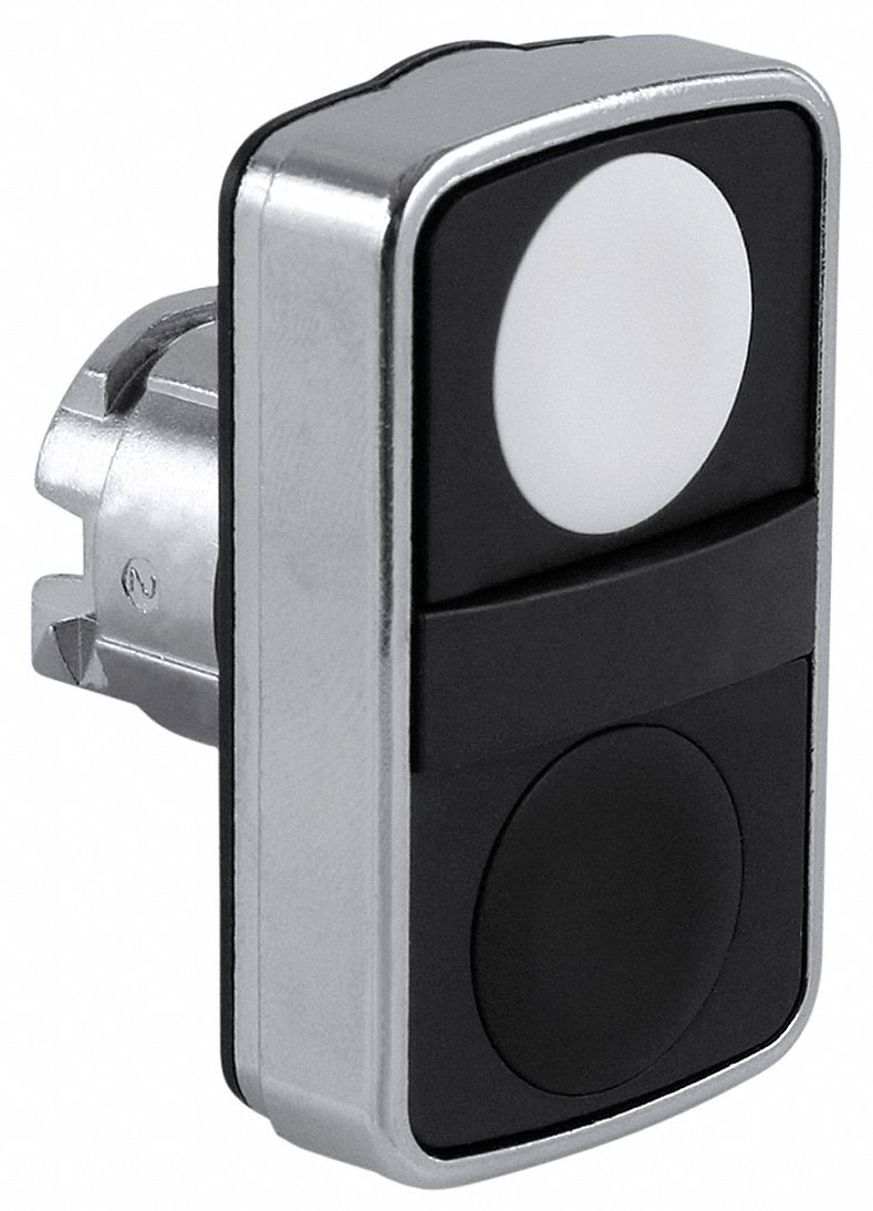 Multihead Operator: Non-Illuminated, 2 Button, Flush Profile, 22 mm Mounting Size