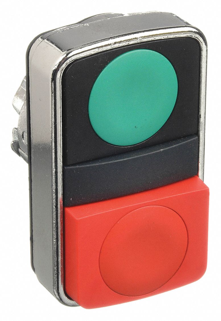 Multihead Operator: Non-Illuminated, 2 Button, Extended Profile