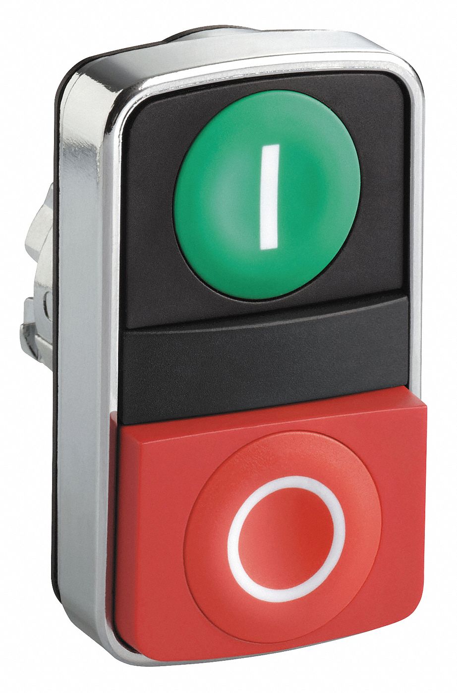 6UDN6 - Non-Illum Push Button 2 I/O Rectangle