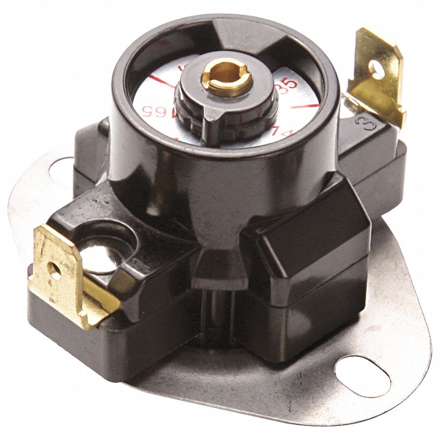 TEMPERATURE LIMIT CONTROLLER, OPEN ON RISE, SPST, 210 ° F/250 ° F CLOSING, 250 ° F/290 ° F OPENING, 40 ° F