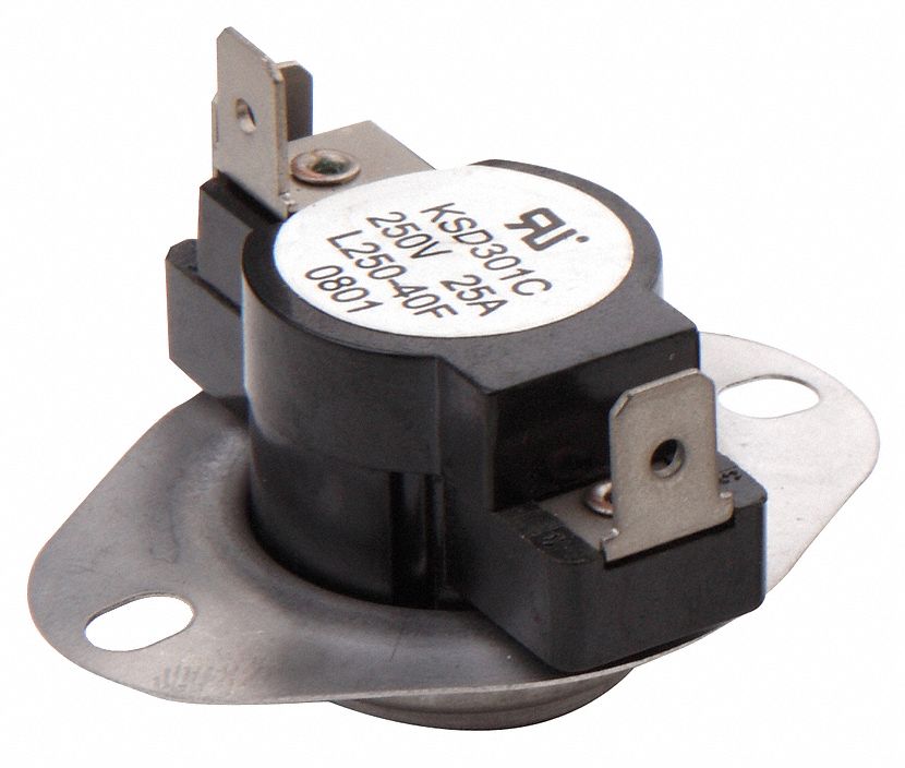 TEMPERATURE LIMIT CONTROLLER, OPEN AND CLOSE ON RISE, SPDT, 170 ° F/190 ° F CLOSING/OPENING