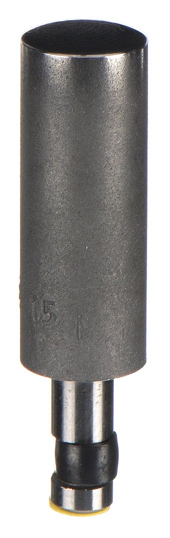 SQUEEZER DIE, 1 IN HEAD L, FOR 1 IN RIVET HEAD DIA, FLAT HEAD DIE, FITS⅜ IN RIVET DIA, STEEL