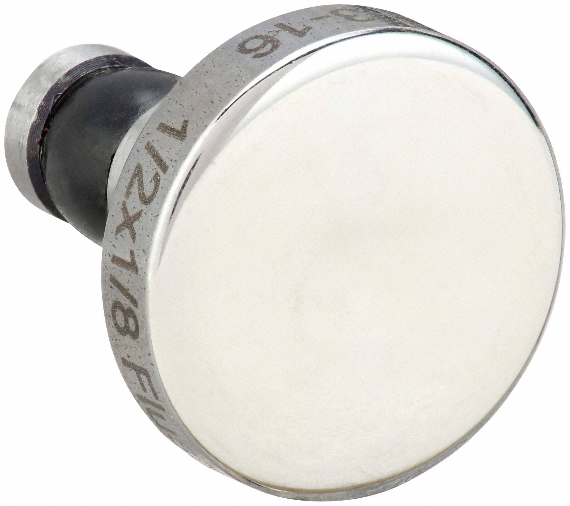 SQUEEZER DIE, ⅛ IN HEAD L, FOR ⅛ IN RIVET HEAD DIA, FLAT HEAD DIE, FITS½ IN RIVET DIA, STEEL