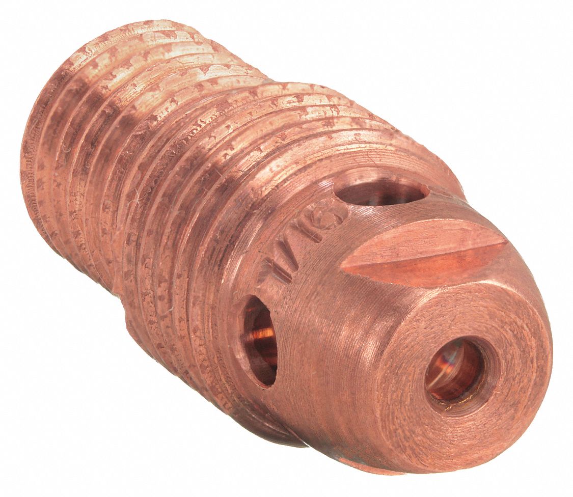 COLLET BODY, FOR 1/16 IN MAX ELECTRODE DIAMETER, 13N27