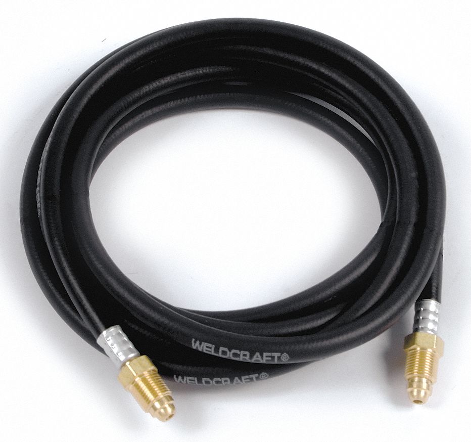 MILLER ELECTRIC Gas Hose Extension, Rubber, 12.5 Ft 6UGU740V77R