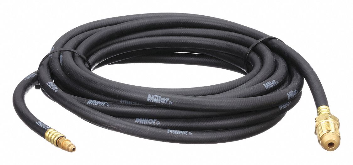 Power Cable: 25 ft, 1-Piece, Braided Rubber, 41V29R