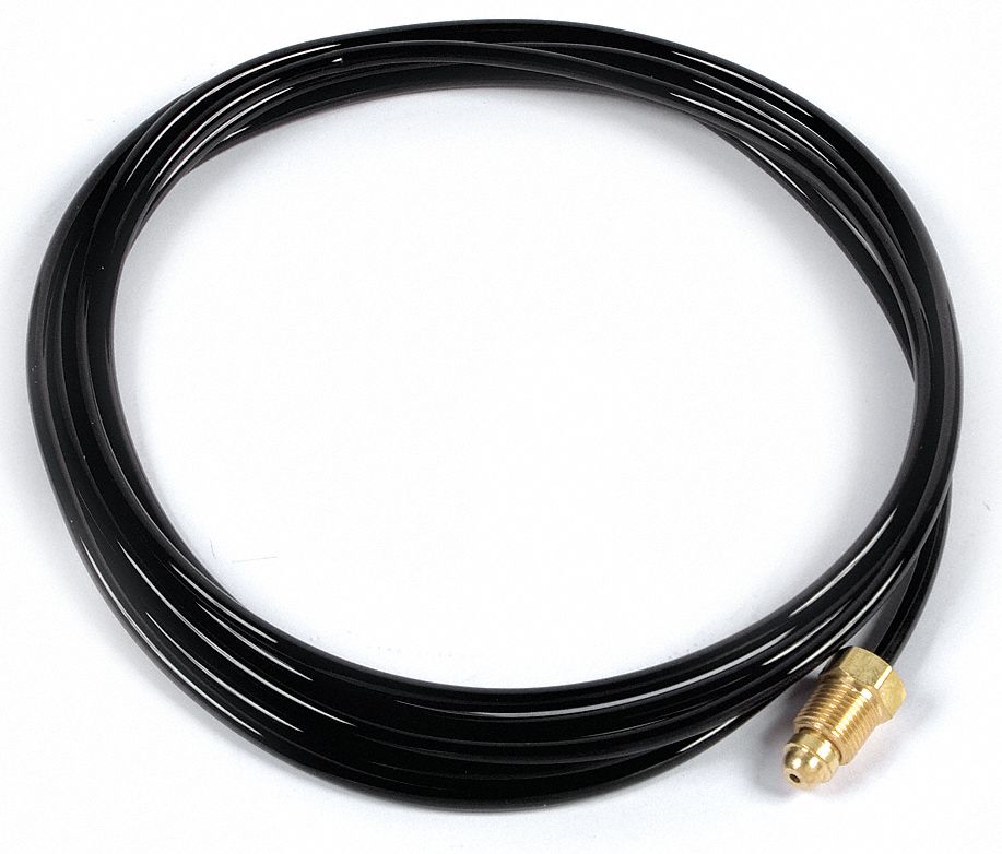 Gas Hose: 12 1/2 ft, Vinyl, 45V09