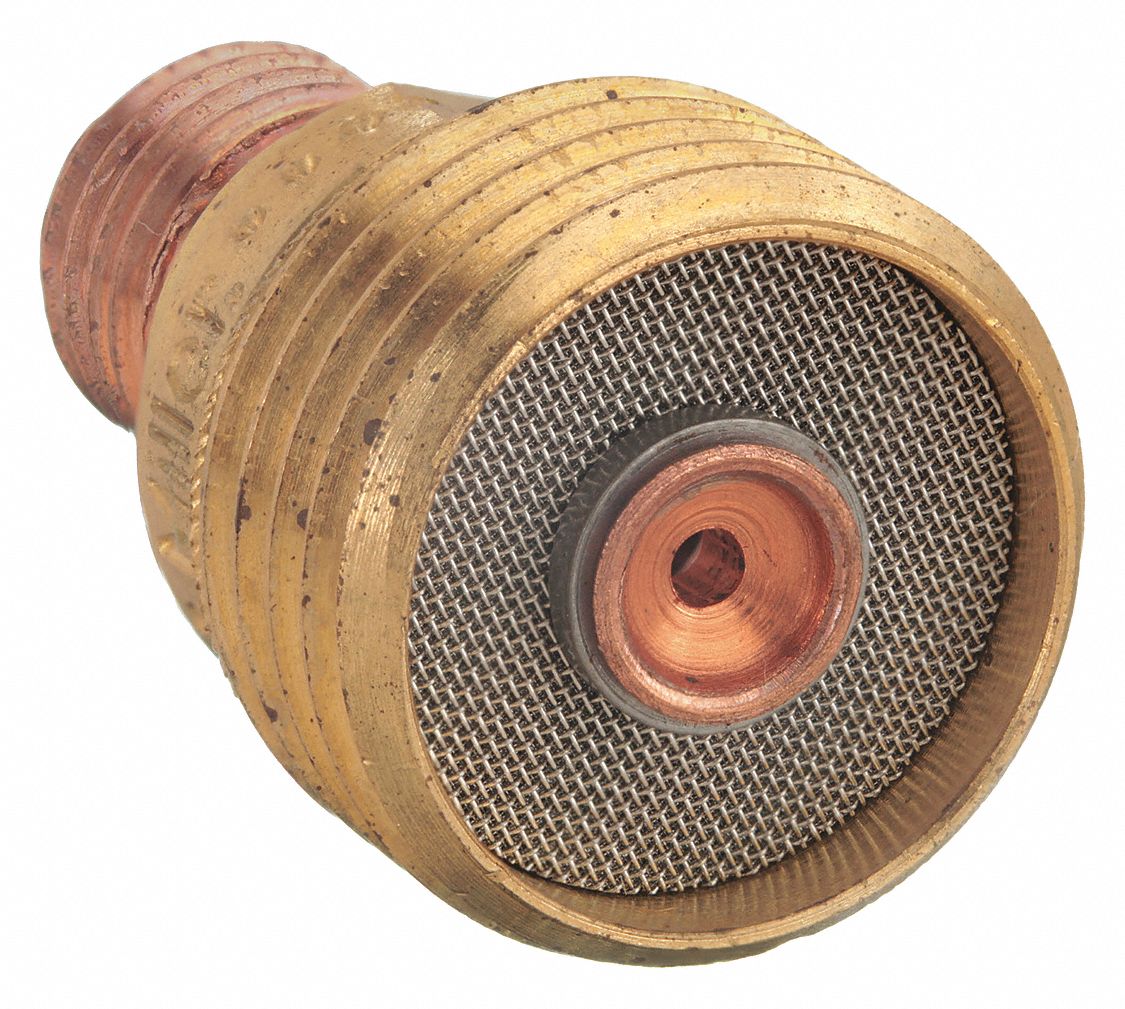 Gas Lens: For 0.04 in Max Electrode Dia, 45V42, 2 PK