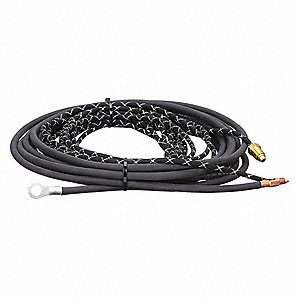 POWER CABLE, 25 FT, 2-PIECE, BRAIDED RUBBER, 57Y03-2
