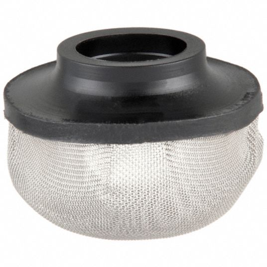 Ron-Vik 3/8" FNPT In-Line Strainer Nylon Housing T304 Stainless 80 Mesh