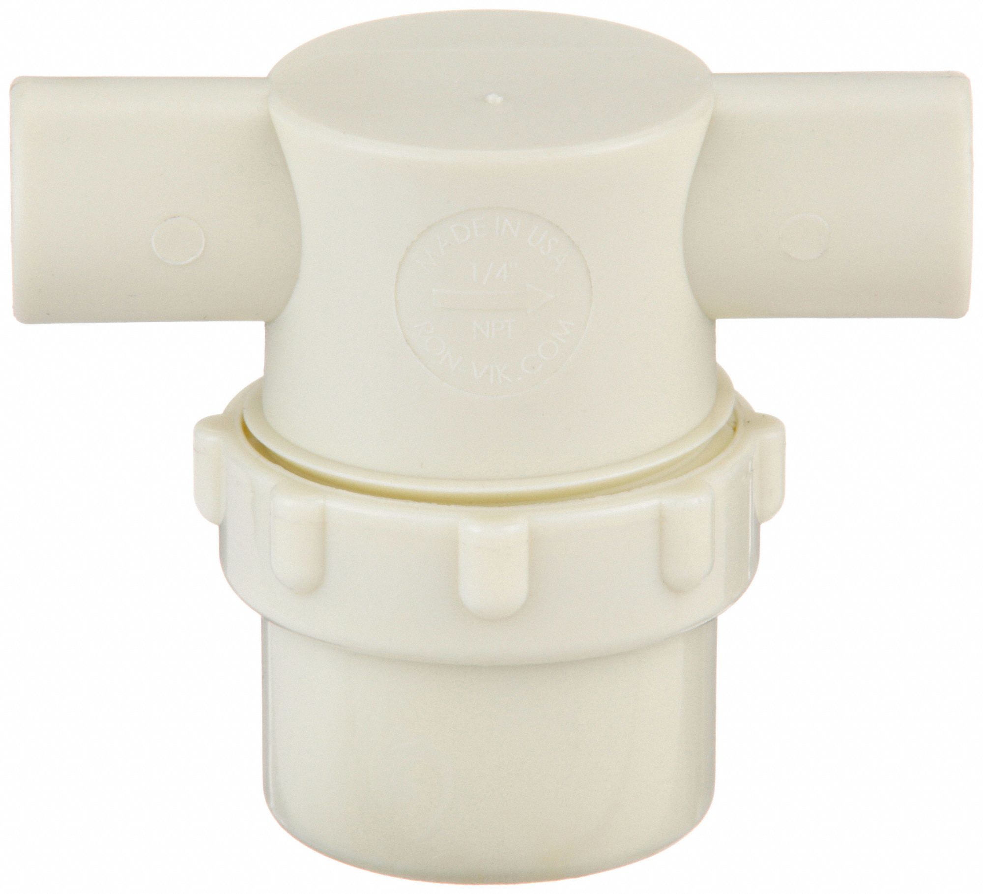 Ron-Vik 3/8" FNPT In-Line Strainer Nylon Housing T304 Stainless 80 Mesh