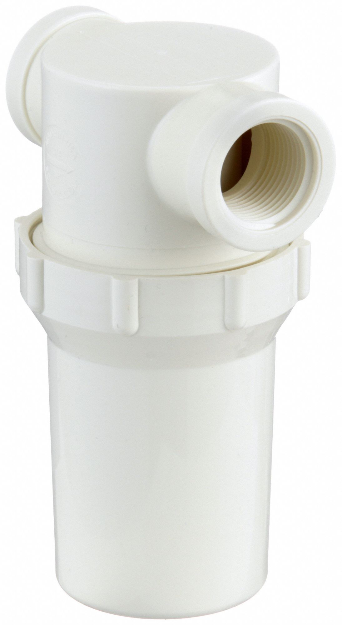 INLINE STRAINER: NYLON, ½ IN, NPT, 48 MESH, 100 PSI AT 125 ° F, 5⅜ IN H, 3⅝ IN L