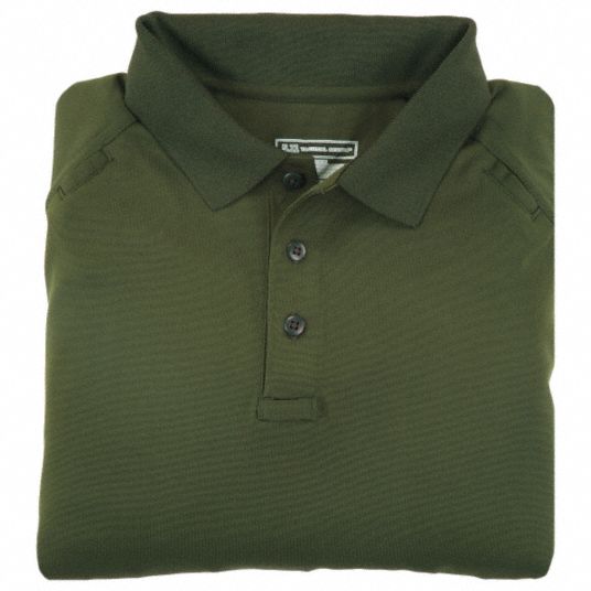 5.11 TACTICAL Performance Polo: Performance Polo, S, TDU Green, 100% ...