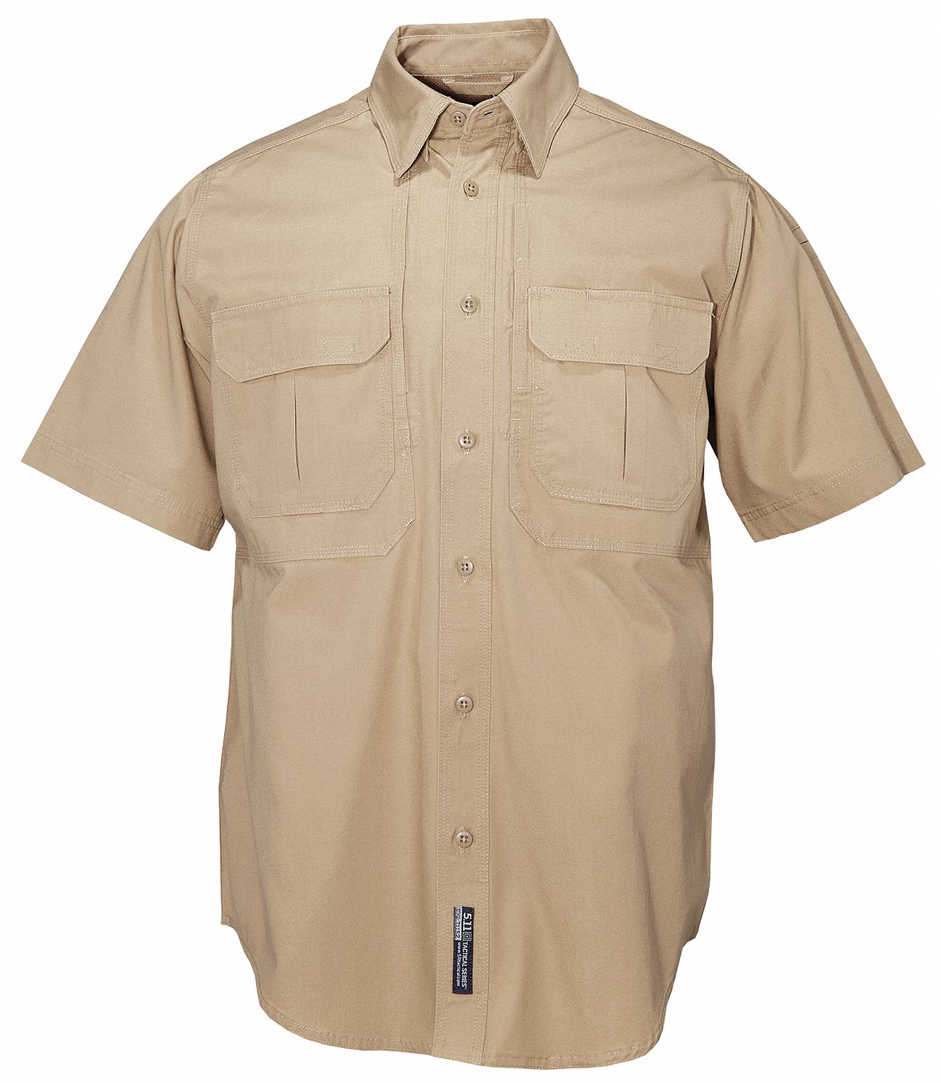 Tactical Shirt: Gen, Collared Work Shirt Shirt, Men's, Tactical Shirt, Button, L, Tan