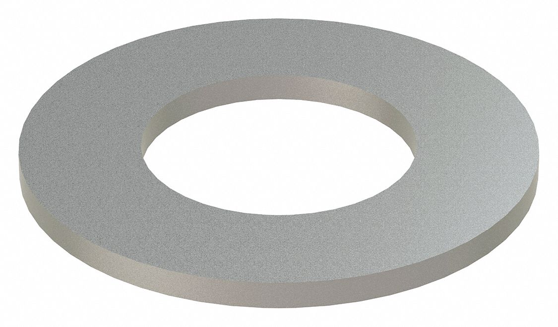 Large O.D. Oversized Washer: 316, Stainless Steel, 1 in Screw Sz, 1.063 in In Dia, 316, 10 PK