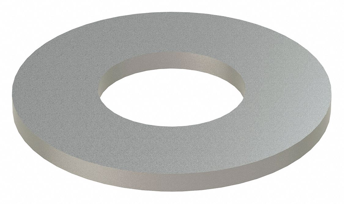 Large O.D. Oversized Washer: 18-8, Stainless Steel, 3/4 in Screw Sz, 0.813 in In Dia, 18-8, 25 PK