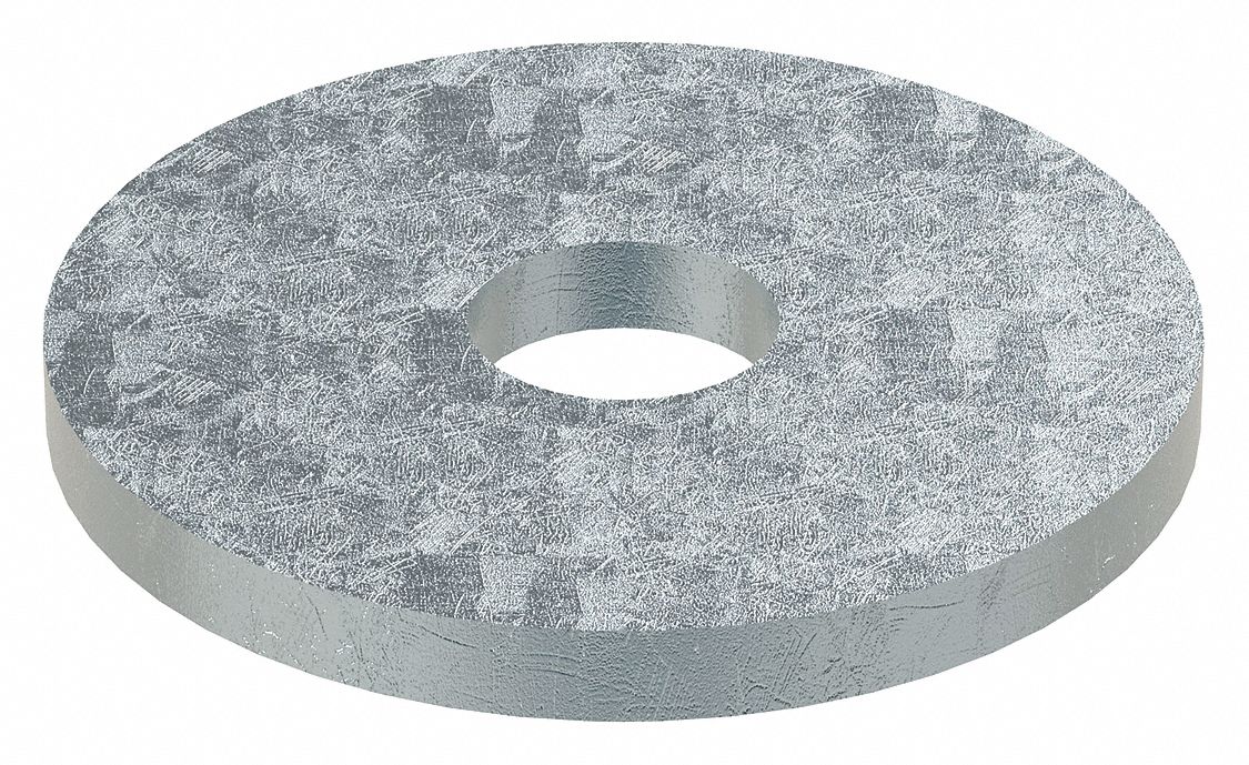 For Screw Size 10, Steel, Fender Washer 6ULA2Z0627 Grainger