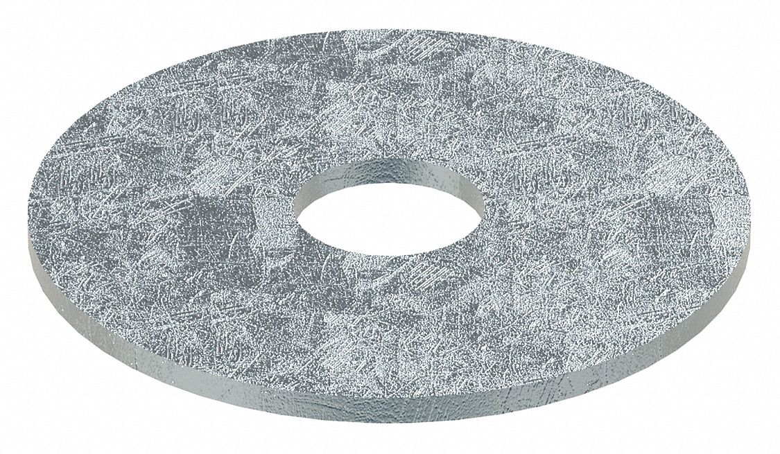 For Screw Size 1/2 in, Steel, Fender Washer 6ULC5Z0650 Grainger