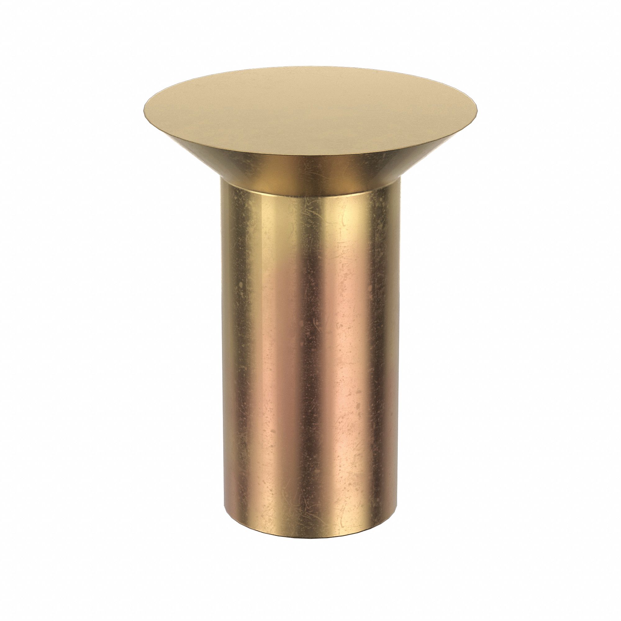 Solid Rivet, 1/8 in L, Countersunk, PK250: Inch, Countersunk, 0.063 in Shank Dia, Aluminum, 250 PK