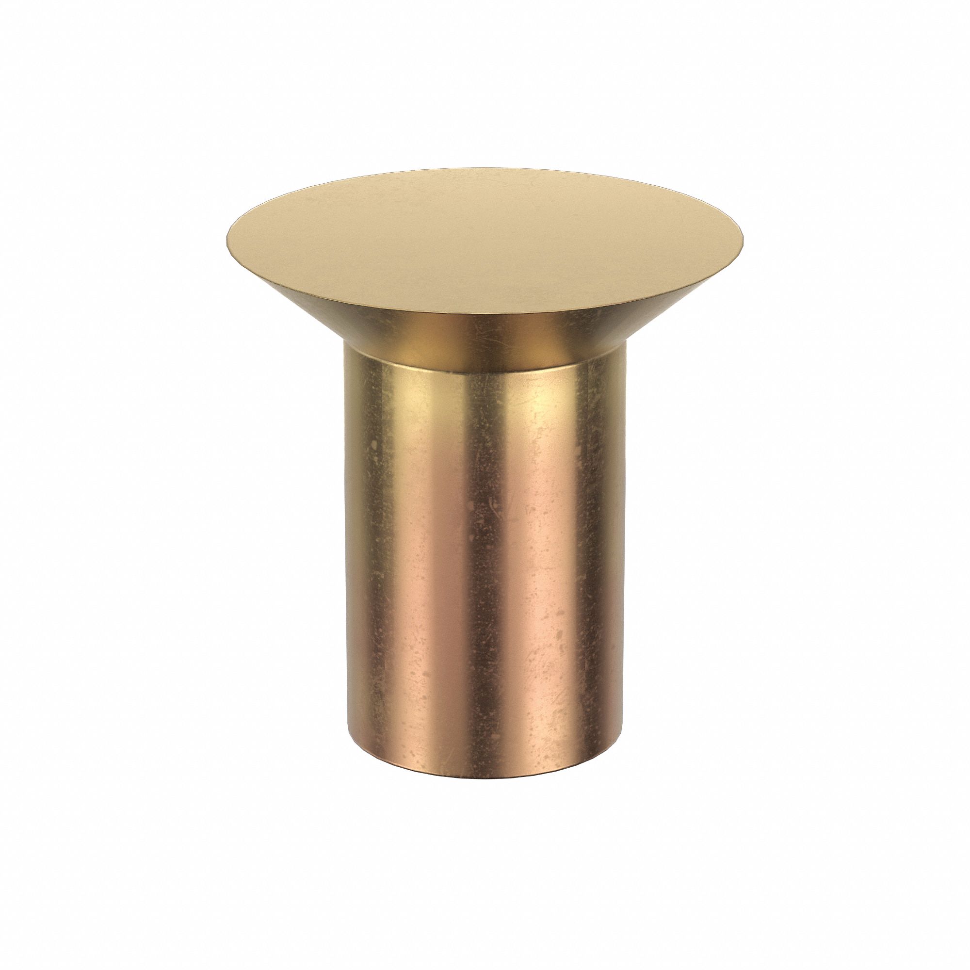 SOLID RIVET, INCH, COUNTERSUNK, 0.126 IN SHANK DIA, 15/64 IN OVERALL L, ALUMINUM, 2117-T4, 250 PK