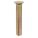 SOLID RIVET, INCH, COUNTERSUNK, 0.126 IN SHANK DIA, 51/64 IN OVERALL L, ALUMINUM, 2117-T4, 100 PK