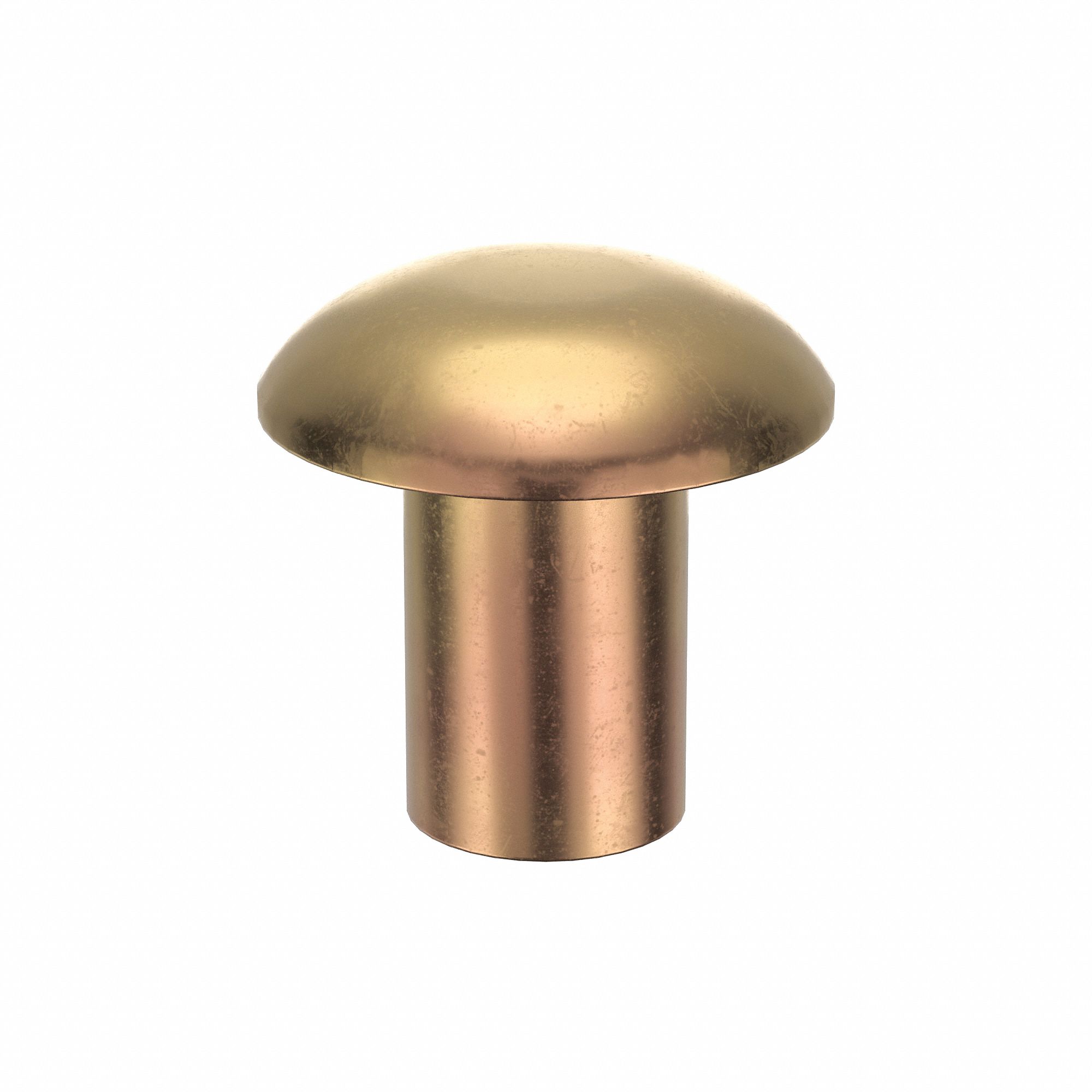 SOLID RIVET, INCH, UNIVERSAL, 0.125 IN SHANK DIA, ¼ IN OVERALL L, ALUMINUM, 2117-T4, GOLD, 250 PK