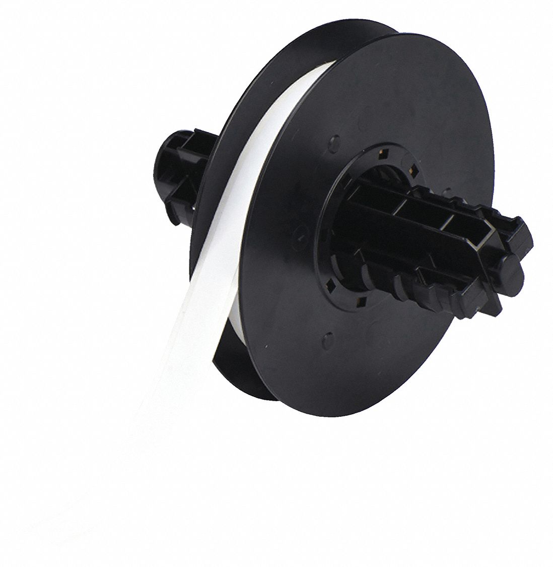 Continuous Label Stock: 1/2 in x 100 ft, Polyester, White (Gloss), Outdoor