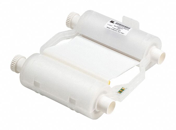 4 5/16 in x 200 ft, White, Single-Color Printer Ribbon - 6UMX0|B30 ...