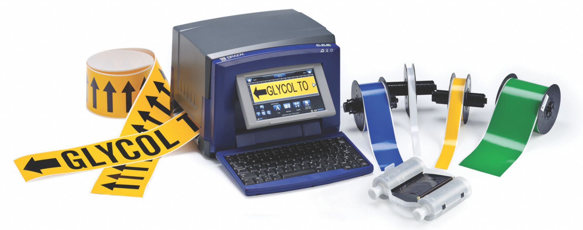 BRADY Sign and Label Maker 6UNJ8BBP31360BMWL Grainger