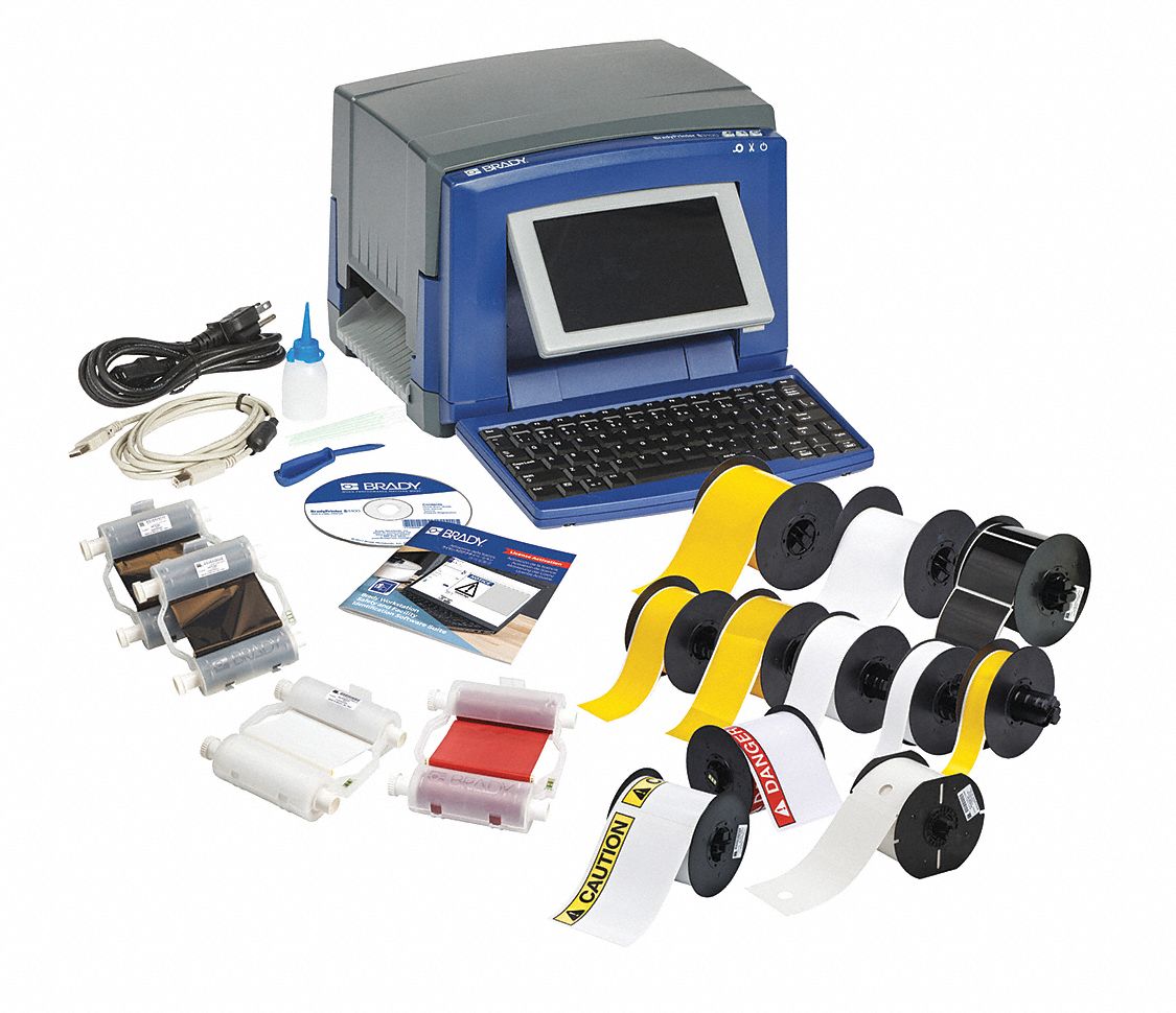 S3100 PRINTER KIT, BBP31 SERIES, 300 DPI, 4 1/4 IN MAX TAPE WIDTH, 4-350 FONT RANGE, 15.6 LBS