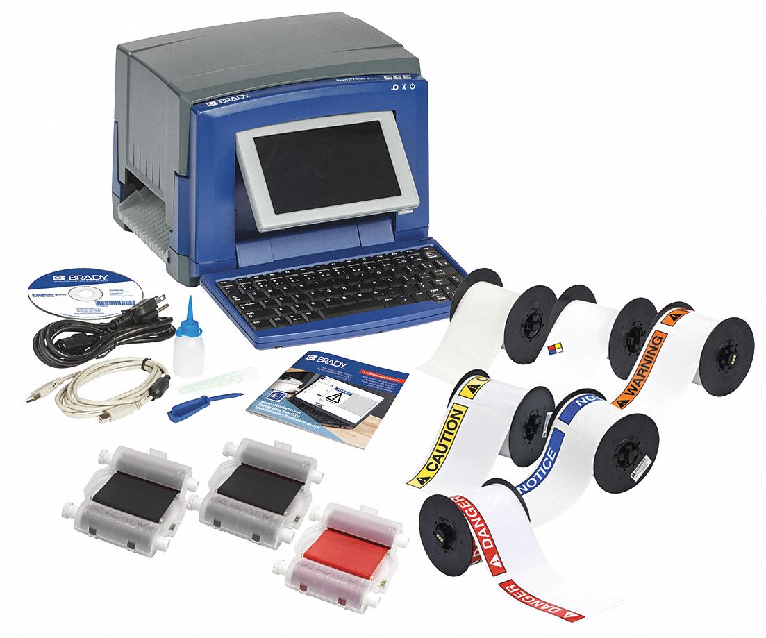 S3100 PRINTER KIT, BBP31 SERIES, 300 DPI, 4 1/4 IN MAX TAPE WIDTH, 4-350 FONT RANGE, 15.6 LBS