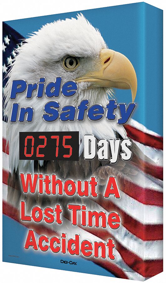 Electronic Scoreboard: Aluminum, Mounting Holes Sign Mounting, 28 in x 20 in Nominal Sign Size