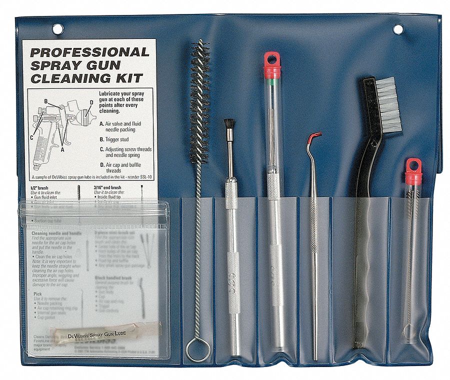 Paint Spray Gun Cleaning Kit 