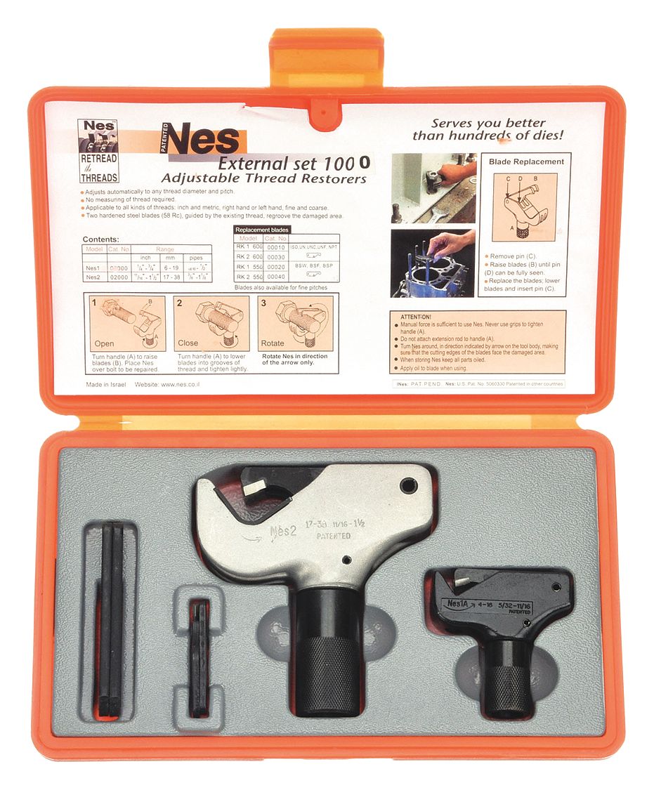 Repair Kit: For 5/32" to 1 1/2" External Thread