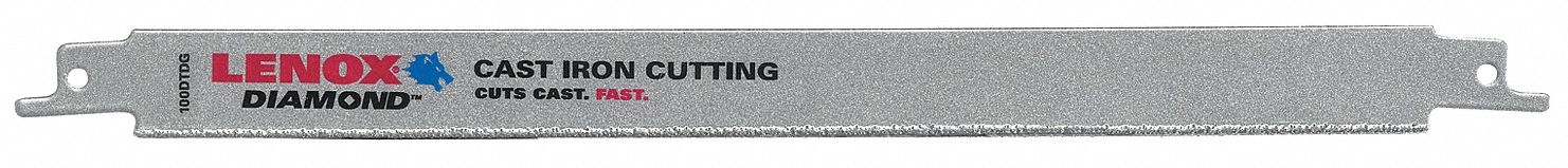 Reciprocating Saw Blade: 9 in Blade Lg, 0.04 in Blade Thick, 3/4 in Blade Wd, 0.04 in Cut Wd