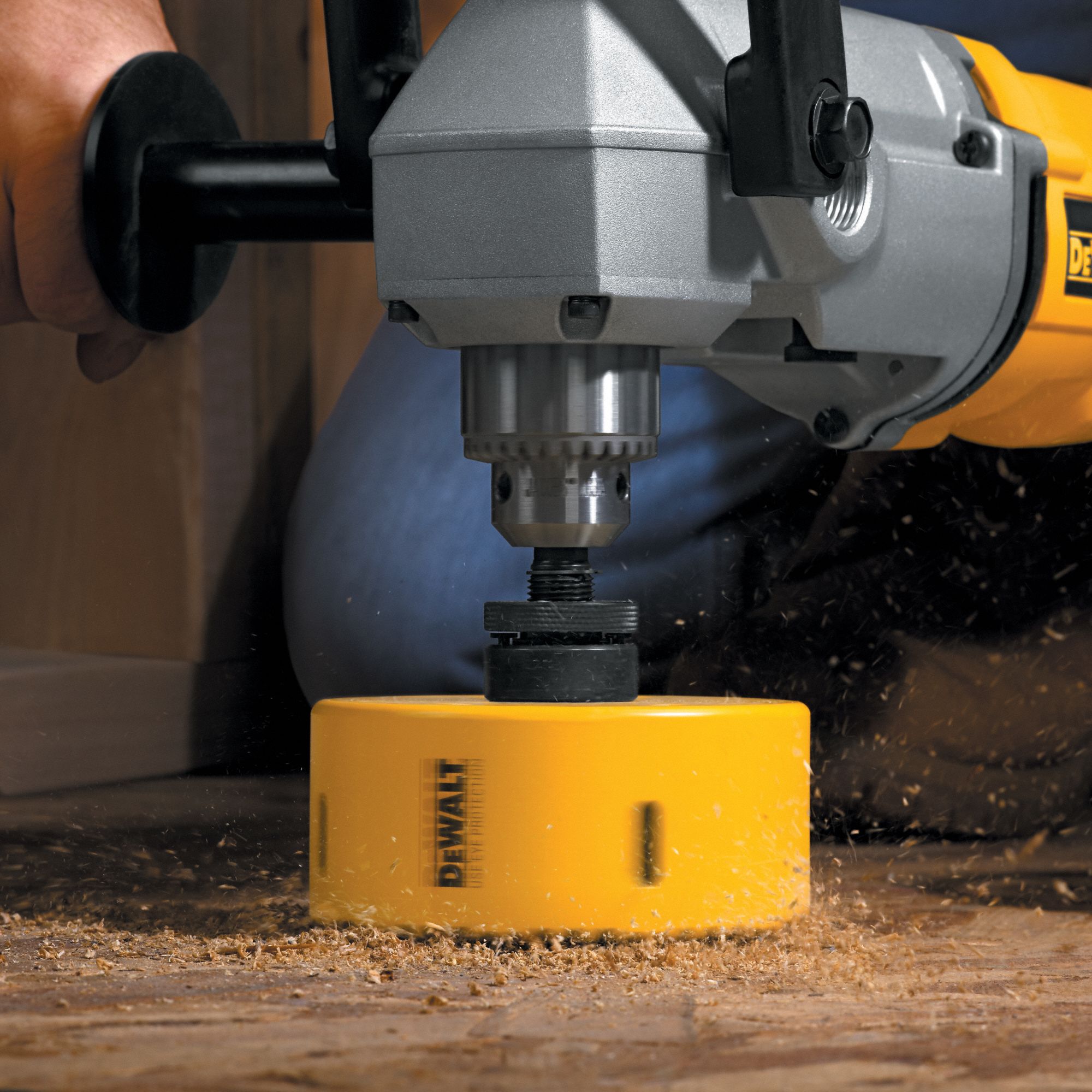 DEWALT Hole Saw, Primary Material Application Wood, BiMetal Tooth Material, 4 1/2 in Saw Dia