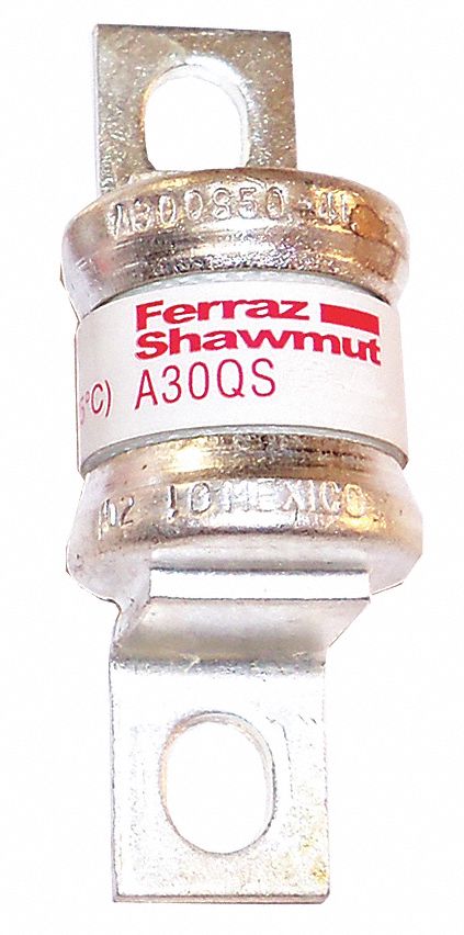 Semiconductor Fuse: A30QS Series, Fast-Acting, 50 A, 300 V AC, 300 V DC DC Volt Rating, Indicating