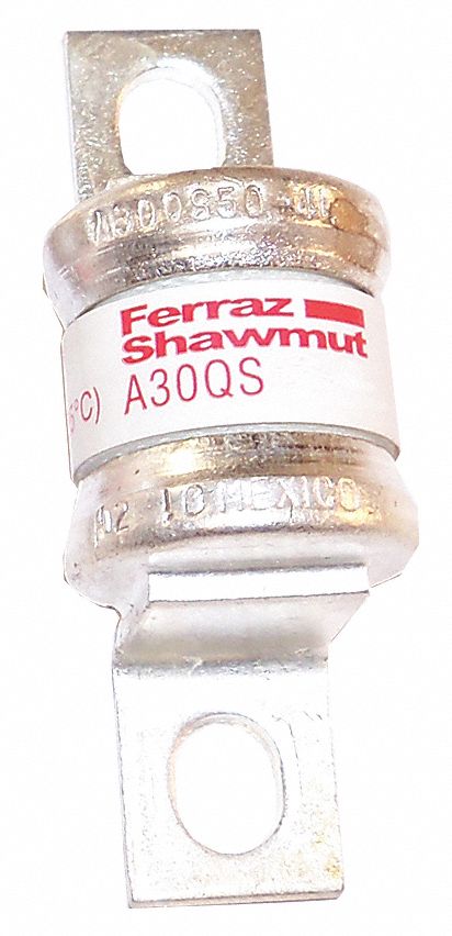 Semiconductor Fuse: A30QS Series, Fast-Acting, 75 A, 300 V AC, 300 V DC DC Volt Rating