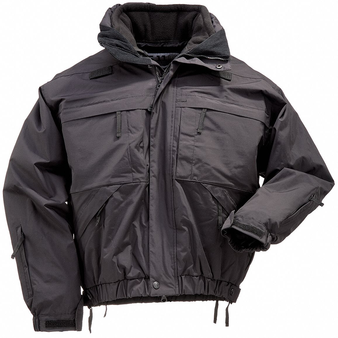 5.11 TACTICAL 5 in 1 Jacket, 4XL Fits Chest Size 58 in to 60 in, Black ...