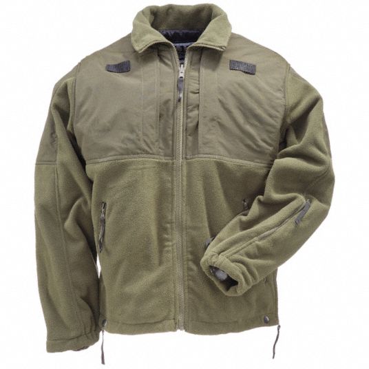 5.11 TACTICAL Tactical Fleece Jacket, 4XL Fits Chest Size 58 in to 60 ...