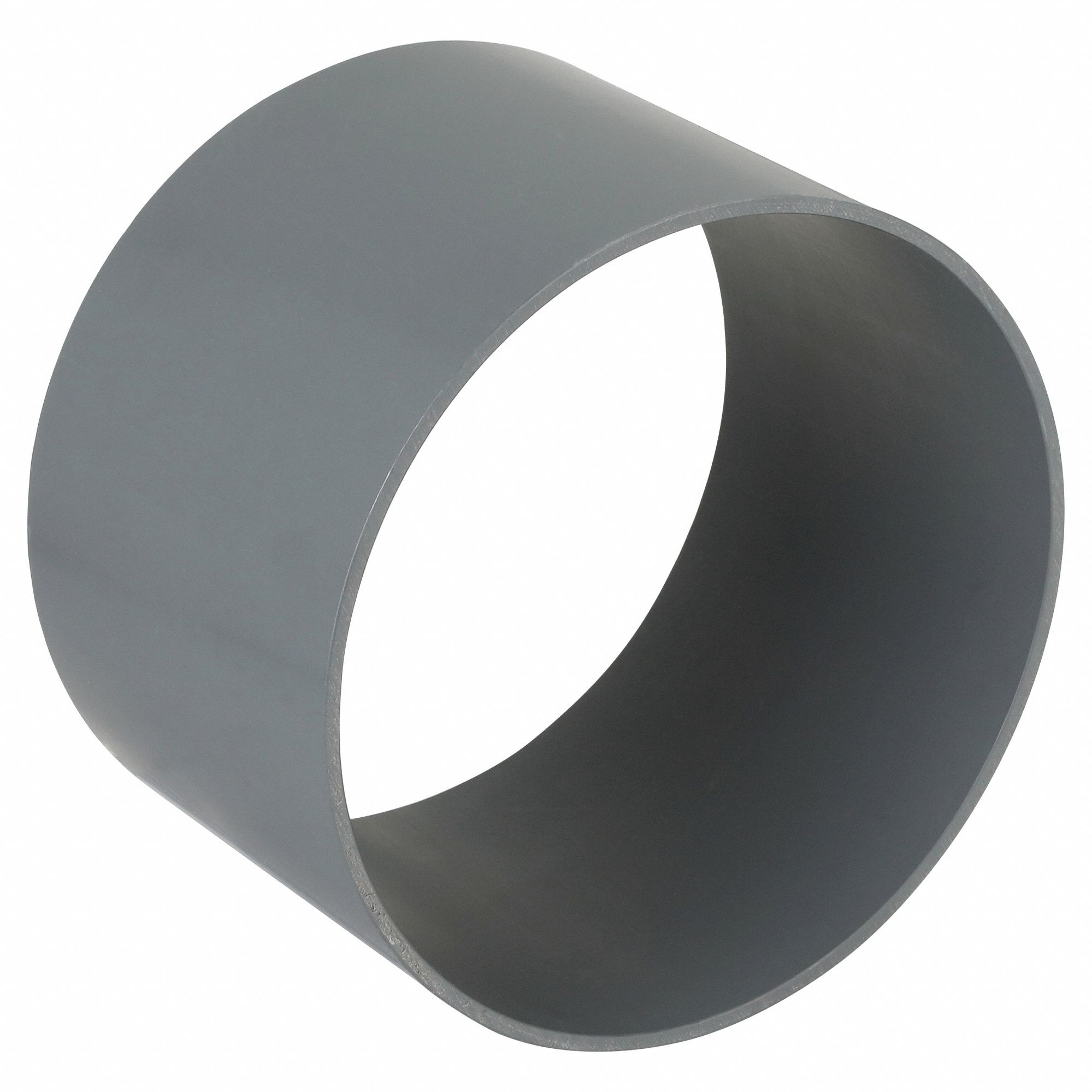 Duct Coupler: PVC, For 8 in Duct Dia, 5 7/8 in Overall Lg, 8 5/8 in Inlet Dia, 8 5/8 in Outlet Dia