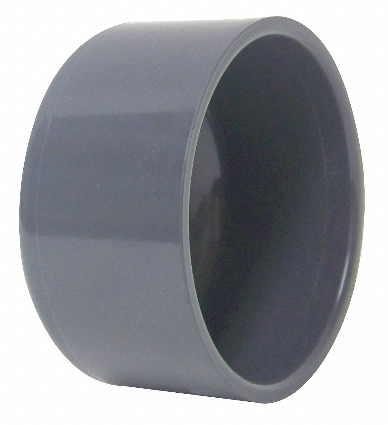 PLASTIC SUPPLY Type I PVC End Cap, 4 in Duct Fitting Diameter, 3 1/8 in