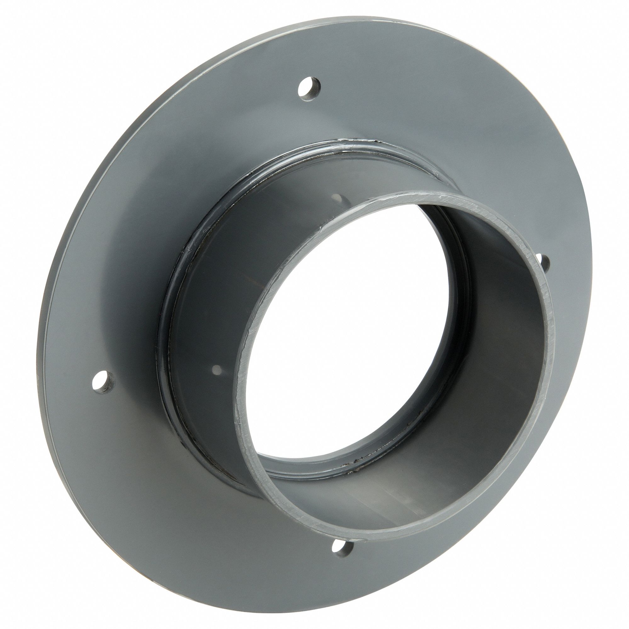 FLANGE ADAPTER PVC FOR 4 IN DUCT DIAMETER 8 IN OVERALL L 4 IN FLANGE INNER DIA