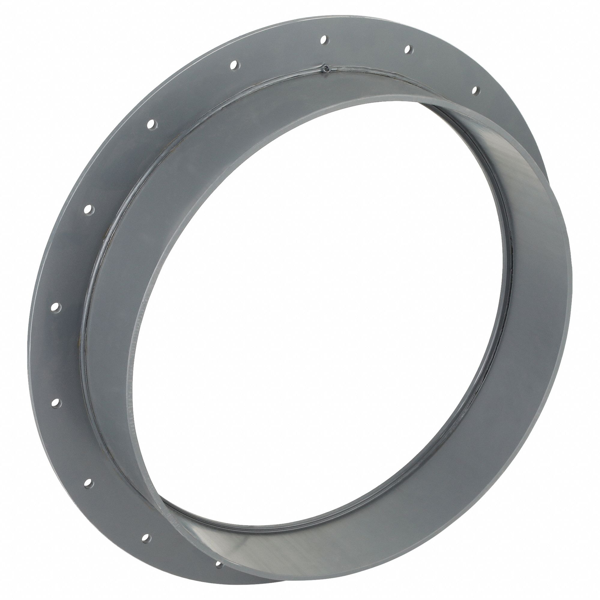 Flange Adapter: PVC, For 16 in Duct Dia, 20 in Overall Lg, 15 5/8 in Flange Inner Dia