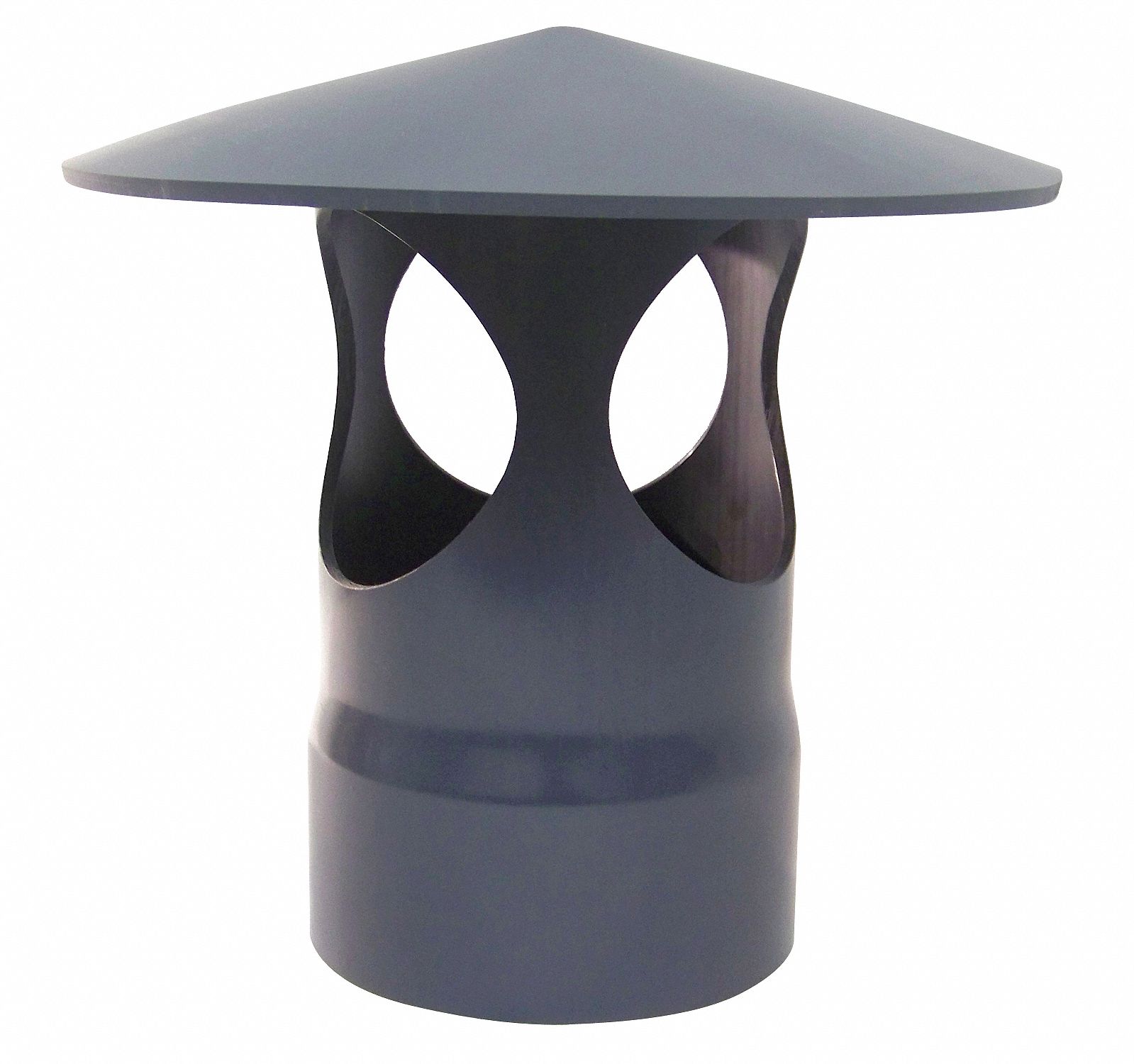 PLASTIC SUPPLY Type I PVC Rain Cap, 10 in Duct Fitting Diameter, 16 in