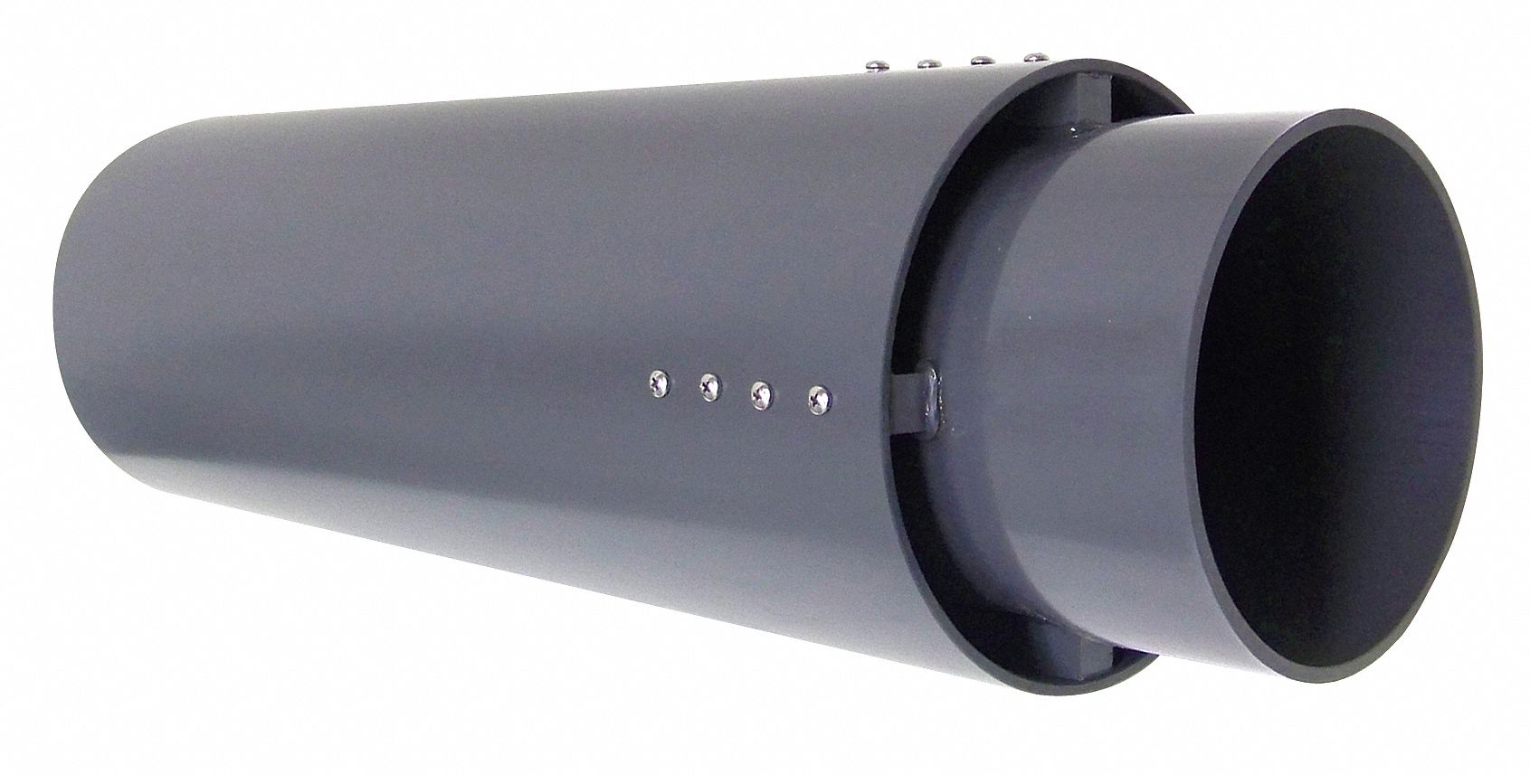 PLASTIC SUPPLY Type I PVC Rain Cap, 6 in Duct Fitting Diameter, 28 in