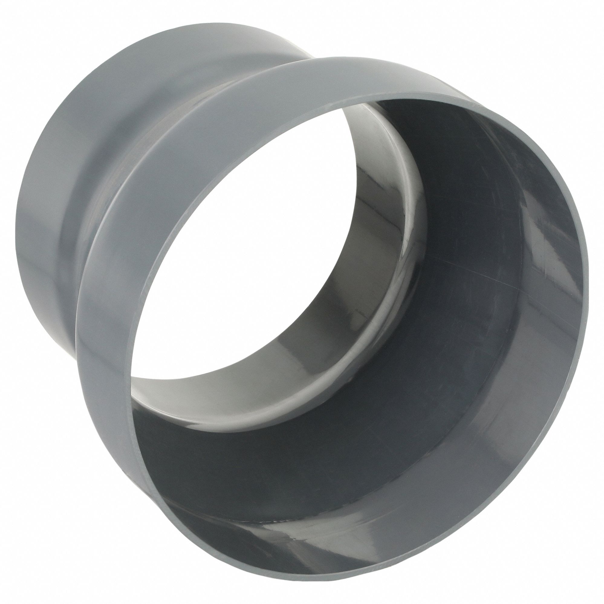 Duct Reducer: PVC, For 11 in_12 in Duct Dia, 9 3/4 in Overall Lg, 12 in Inlet Dia, 11 in Outlet Dia