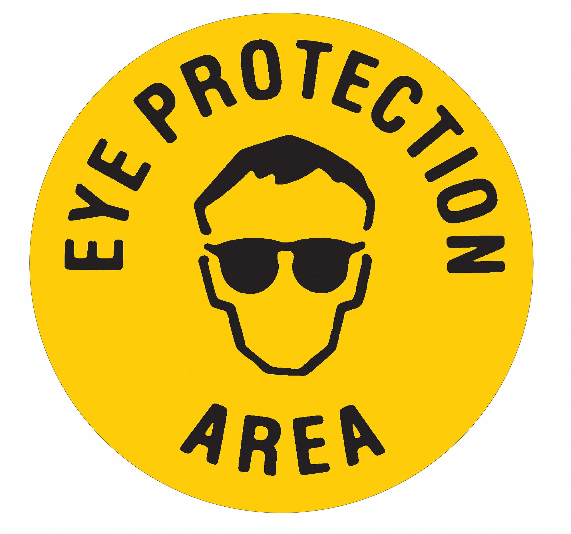 Caution Sign, 17 x 17In, BK/YEL, ENG, FL