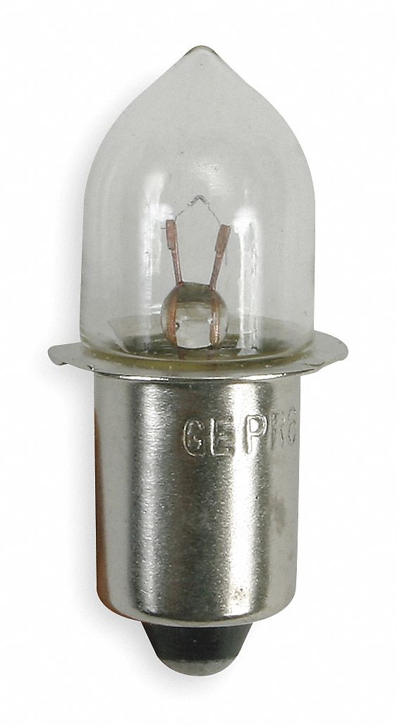 GE LIGHTING Flashlight Repl. Lamp, PR6, 1.0W, B3 1/2, 2V - 6VC04|PR6 ...
