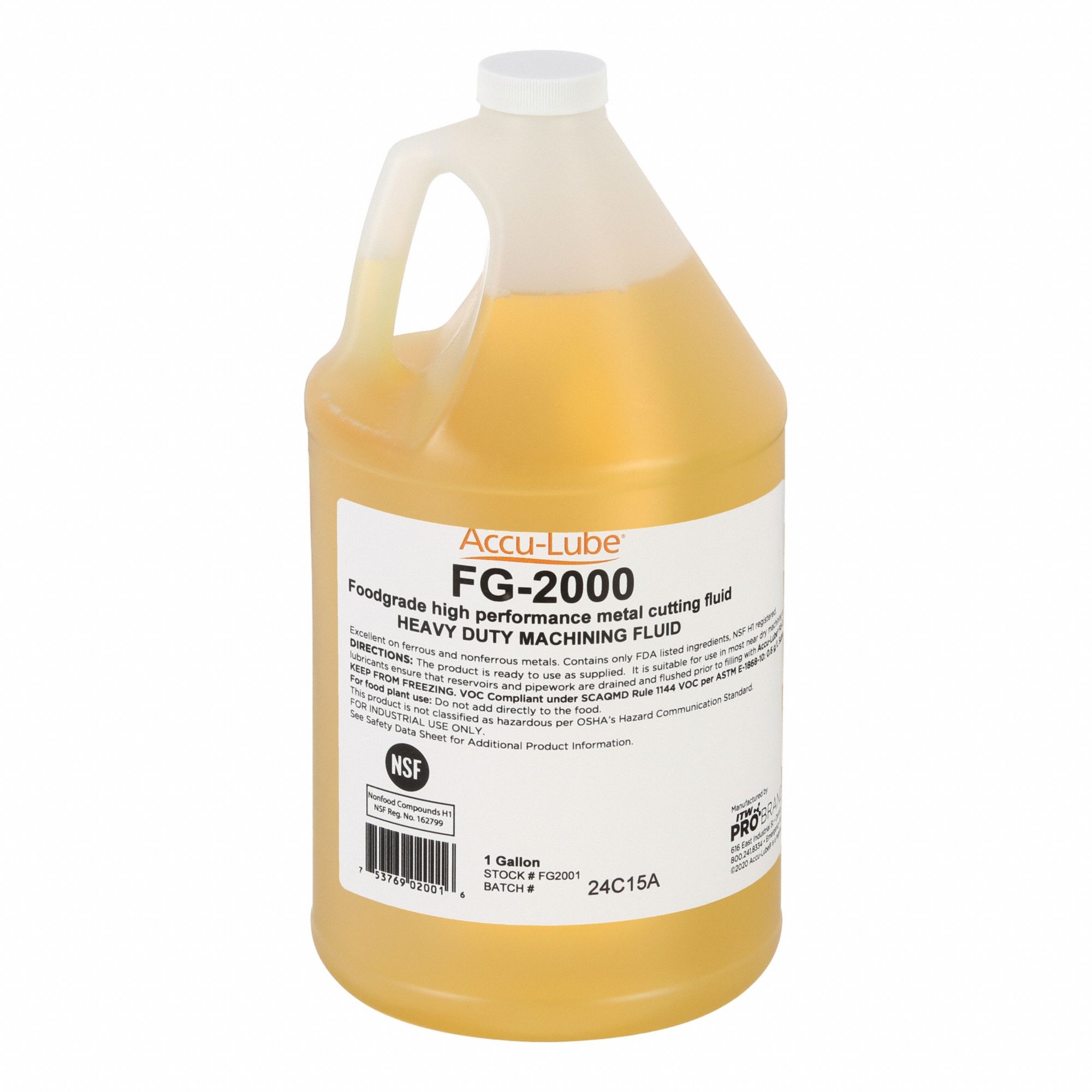 Cutting Fluid: FG-2000, 1 gal, Jug